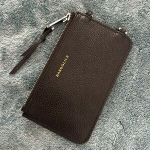 Bandolier Black/Silver MINIMAL POUCH
Classic Pebble Leather Zip Pouch